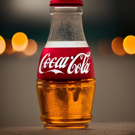 Coke Can in Professional Photography Style