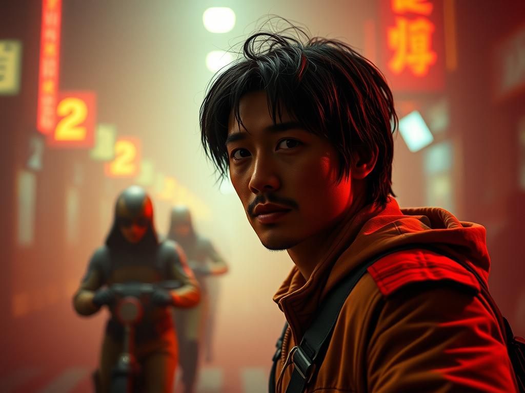 Cinematic 3D Portrait of JK with Dramatic Lighting