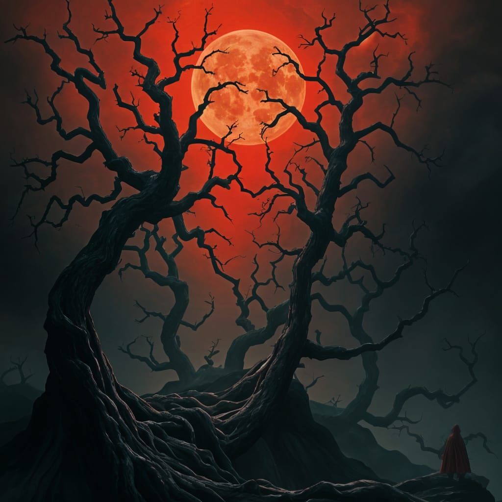 Dark Fantasy Macabre Skull Art