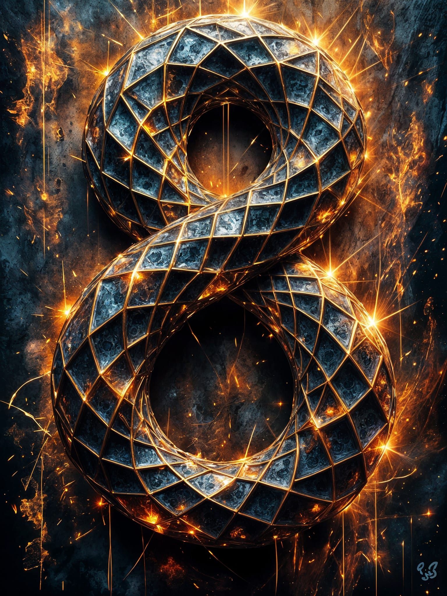 Bold Graffiti Mural Honoring Infinity and Strength in Max Mu...