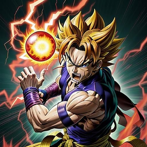 Mystical Super Saiyan Transformation with Golden Aura