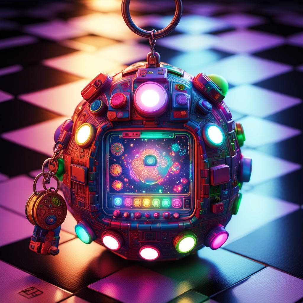 Vaporwave Toy Machine: 3D Octane Render