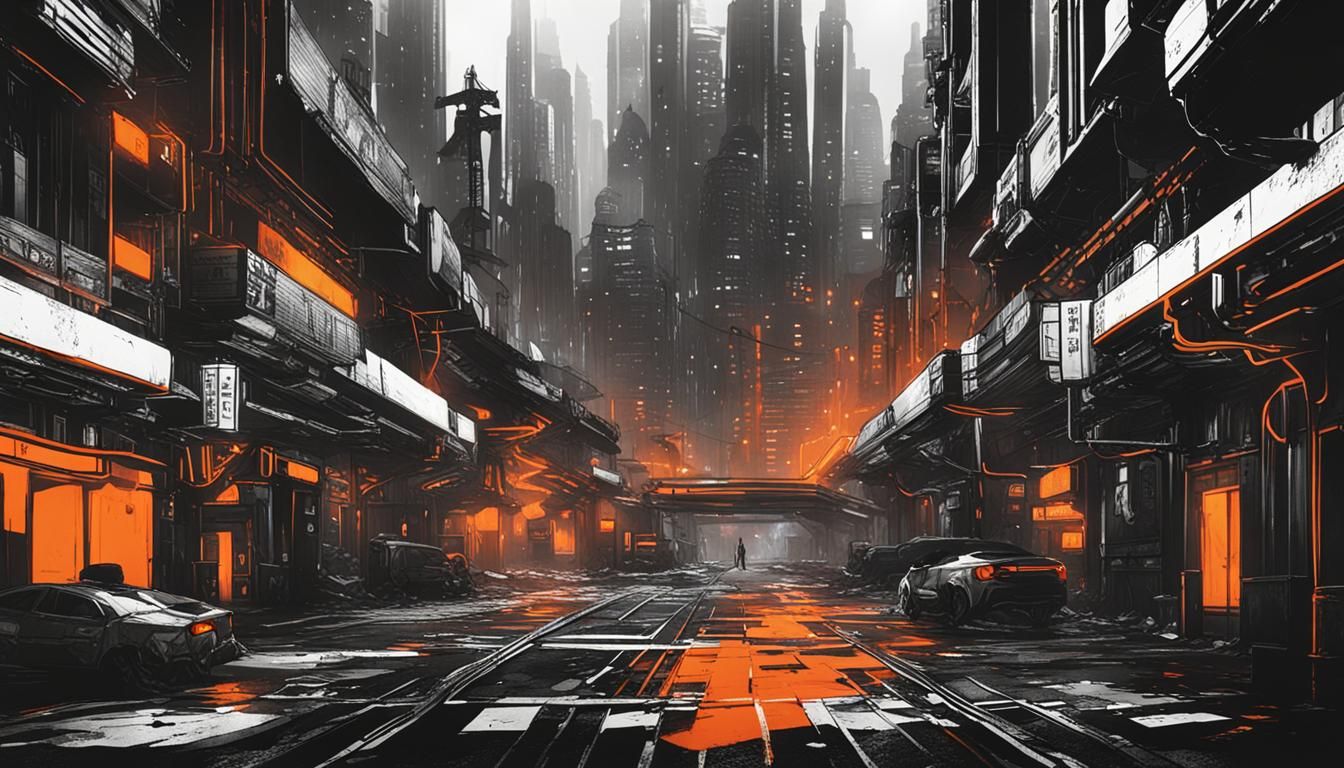 Cyberpunk Hellmouth Reveals Empty City Street