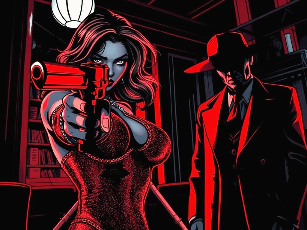 Undercover Detective in Cabaret Style