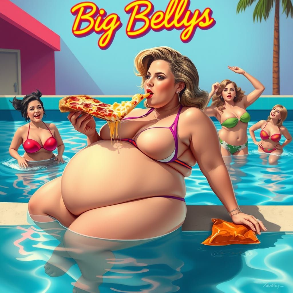 Confident Curves in a Vibrant Summer Scene