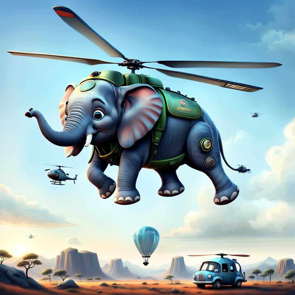 It's a Heliphant! Or is it an Elecopter?