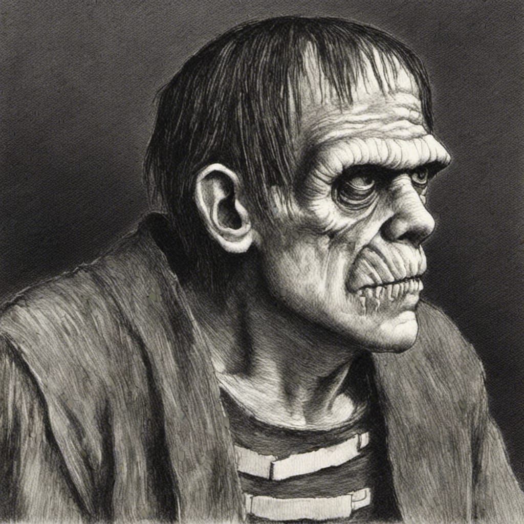 Courtroom Sketch of Stern Judge in Session