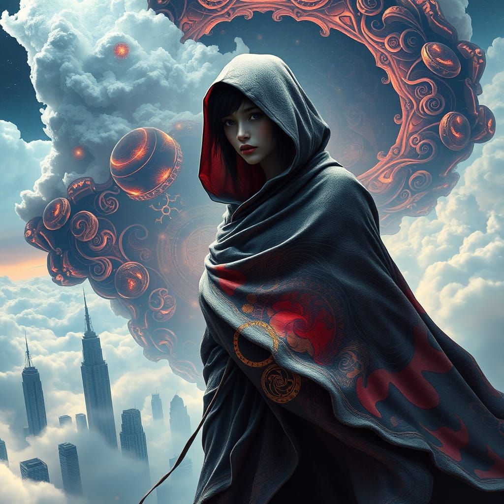 Surreal Reality Guardian with Shifting Cloak