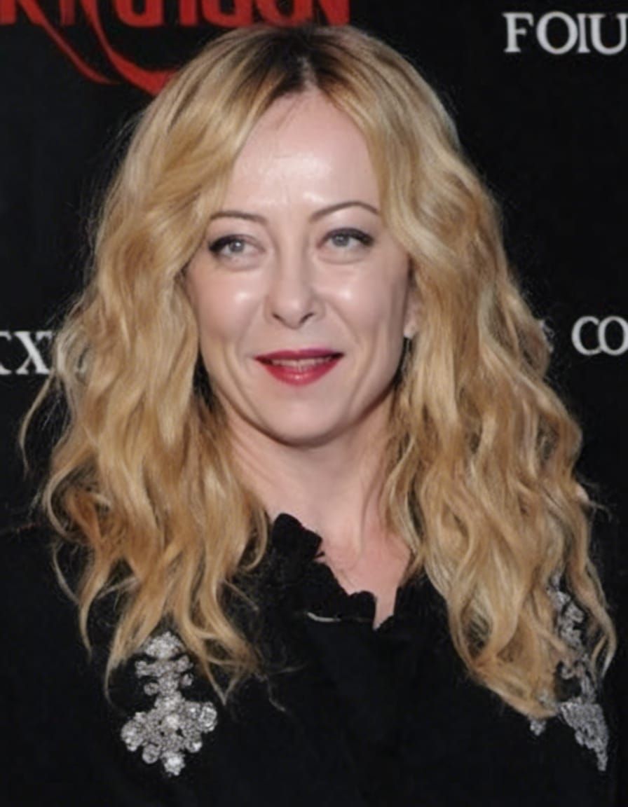 Glamorous Femme Fatale in Abstract Expressionist Style