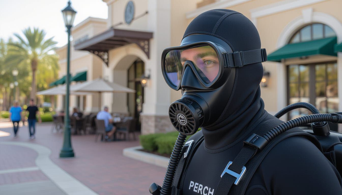 Man in Scuba Gear Robs Paddlefish Restaurant