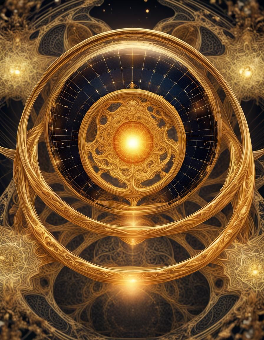 Golden Ring: Transmutation of Energy in 3D Art