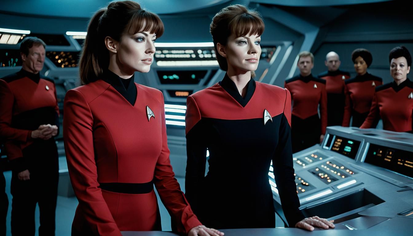 Erica Durance as Star Trek Officer