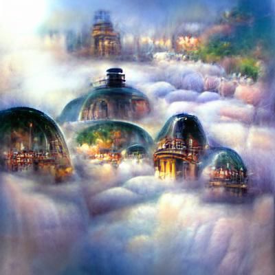 City in the clouds