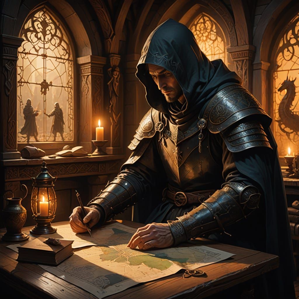 An agent of a Dragon planning his moves