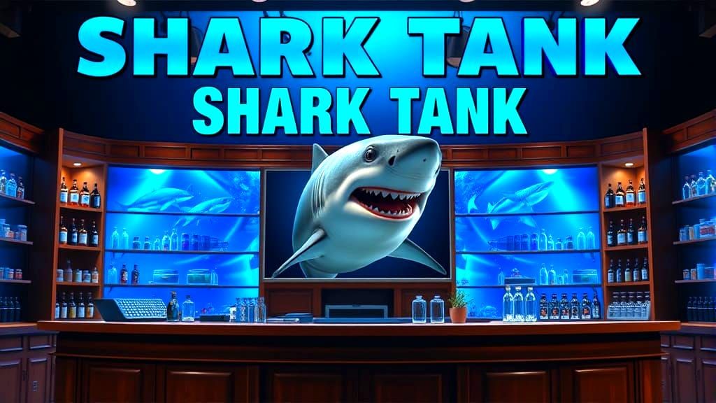 Photorealistic Shark Tank Brainstorming Session