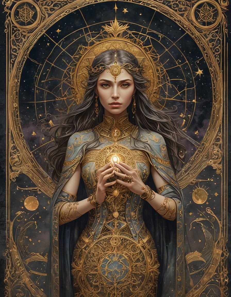 A Celestial Goddess Tarot