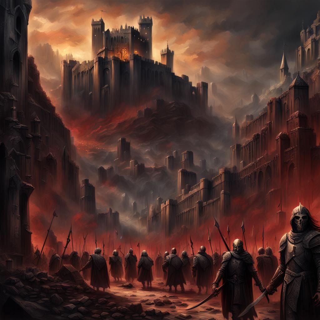Lord of the Siege: Dark Fantasy Concept Art