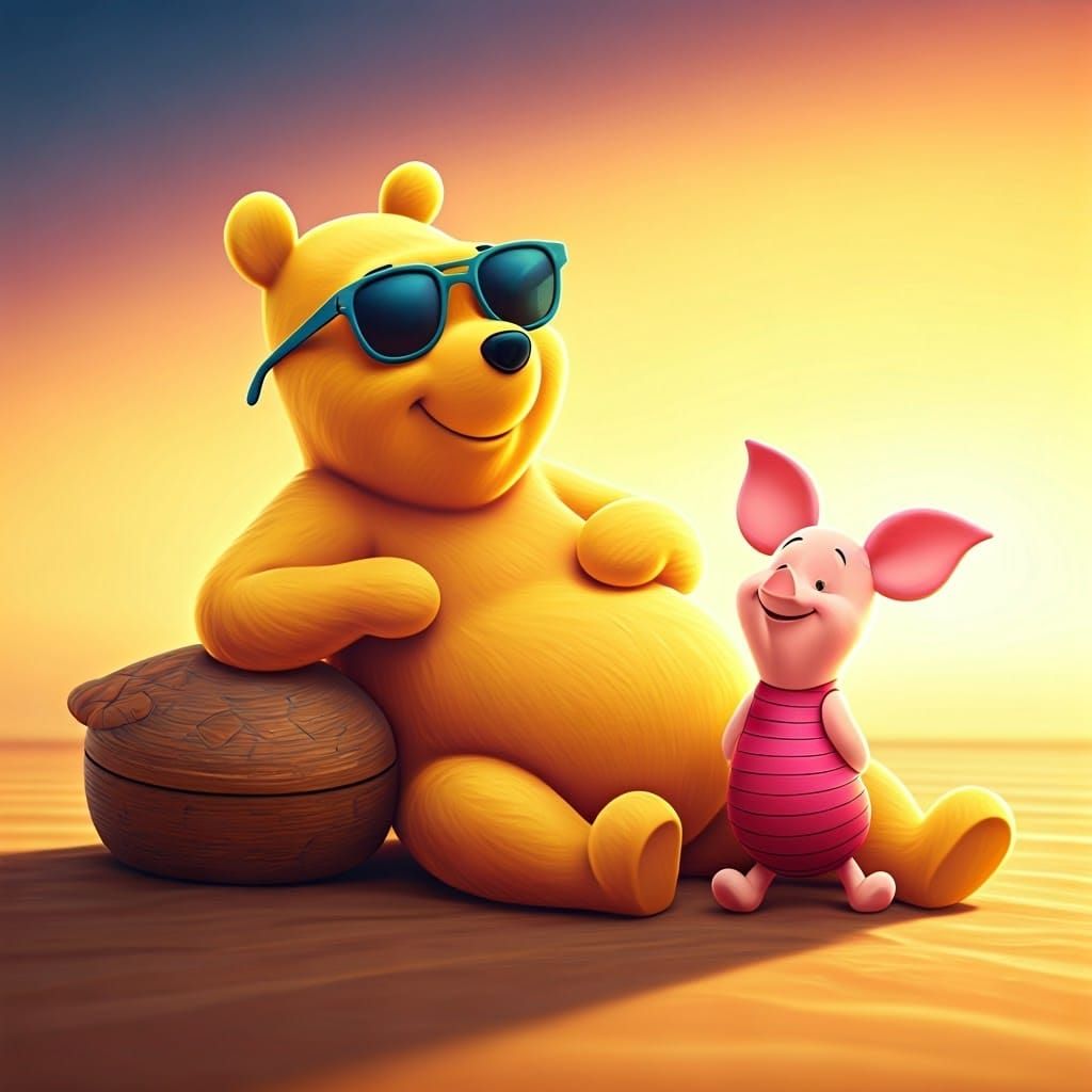 Disney-Inspired Friends Soak Up Hawaiian Sun in Vibrant 3D D...