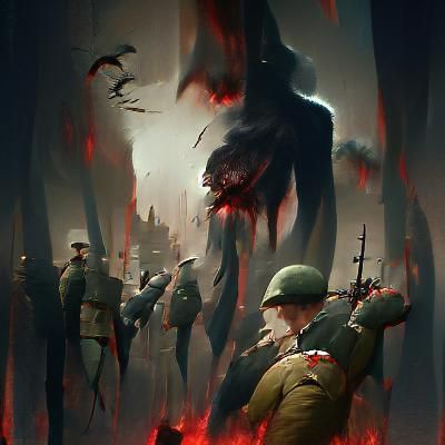 Sinister World War 2 Scene
