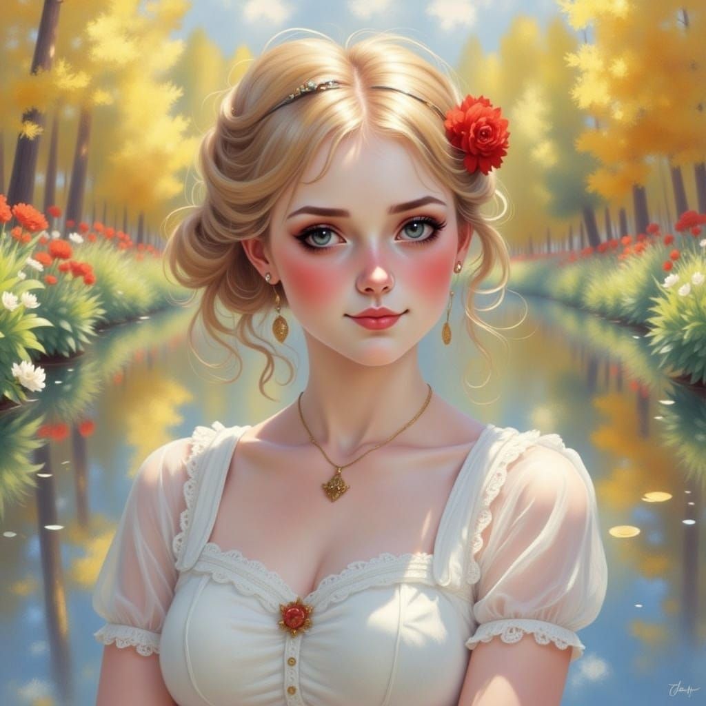 Letter B with Bees in Beautiful Style