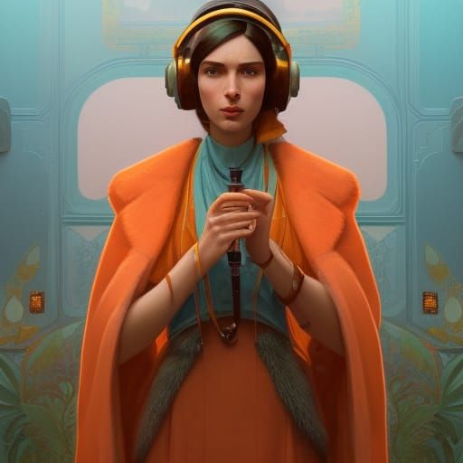 Tsar in Wes Anderson Style, Digital Art