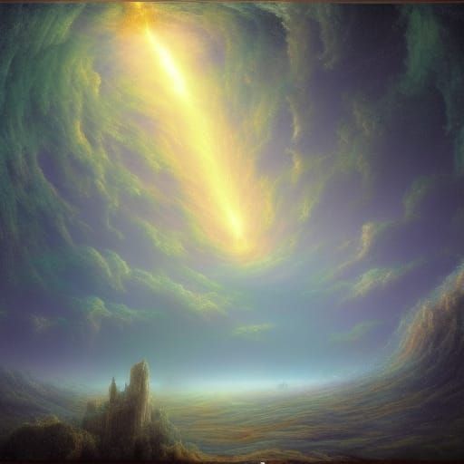 Ethereal Wormhole in Space