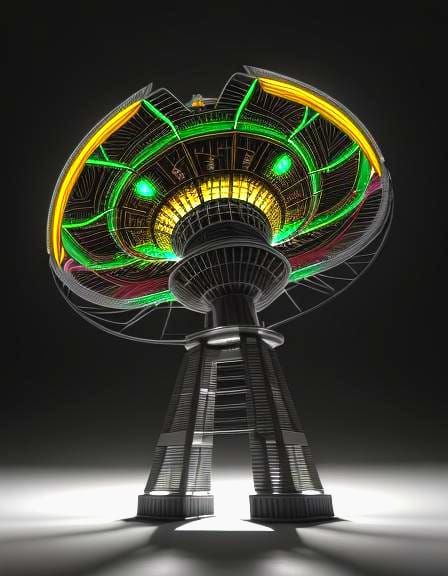 Futuristic Eiffel Tower