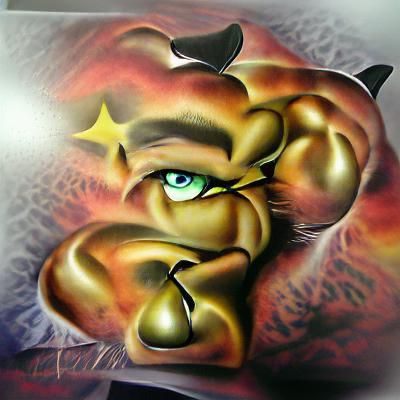 Strongbad Answering Email Airbrush Art