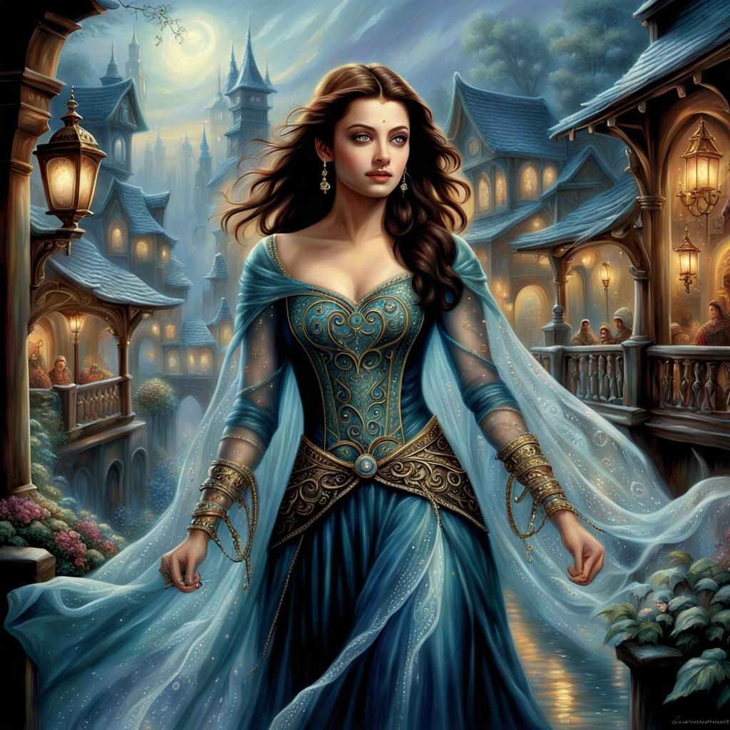 Ethereal Night Thief in Hyperdetailed Fantasy Style