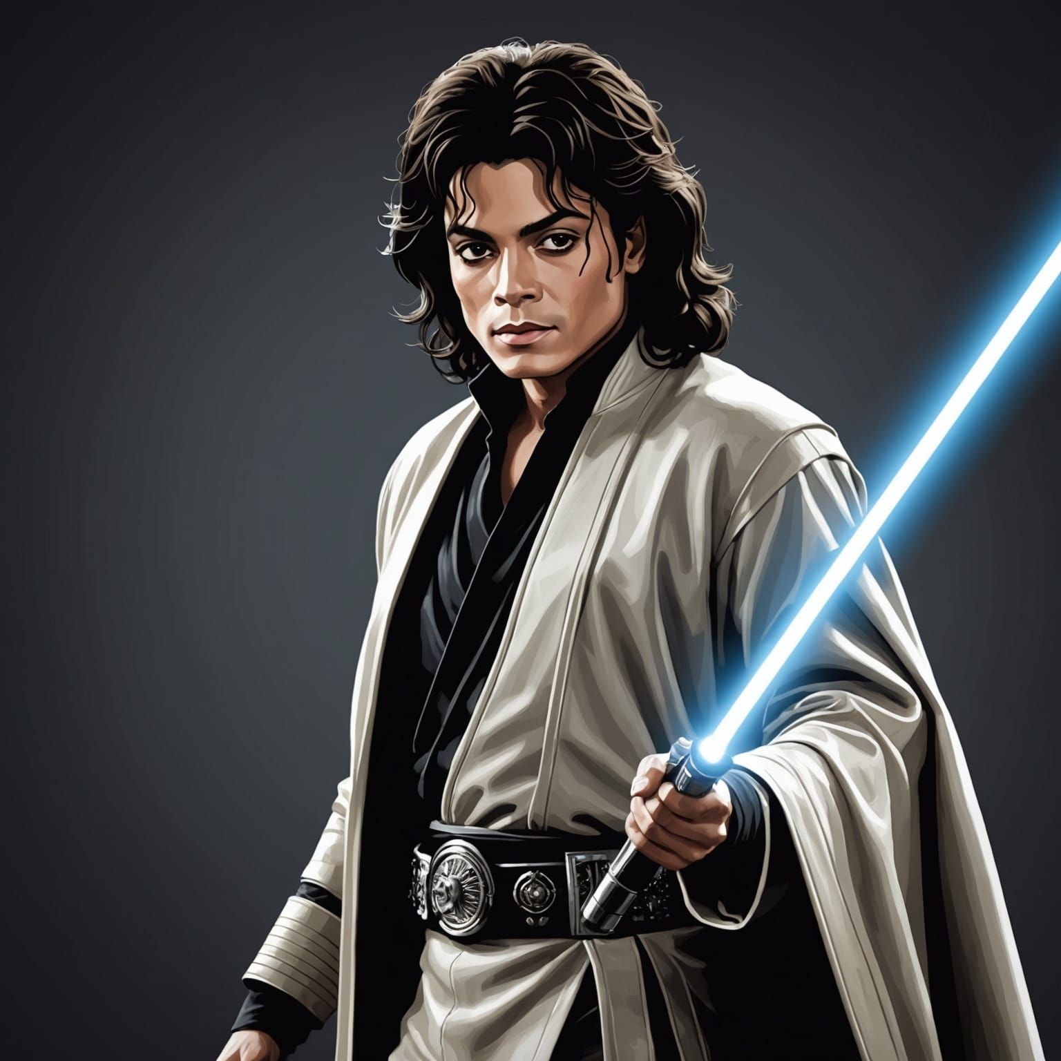 Michael Jackson as Jedi Master