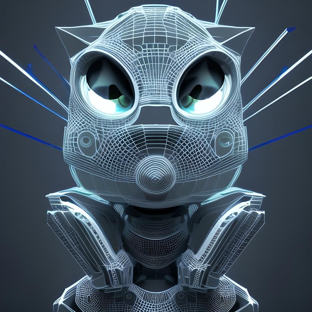 robot cat poly prototype