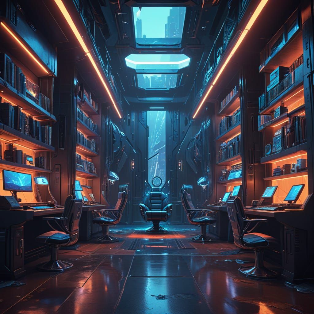 Future Library Immersed in Virtual Reality