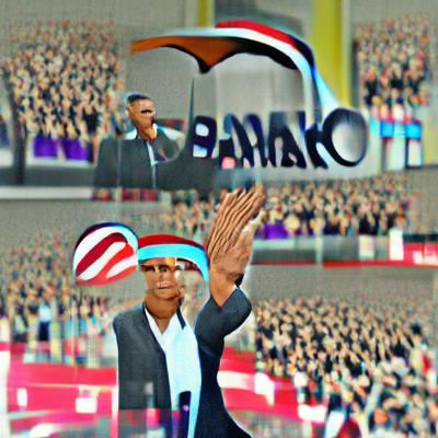 Portrait of Barack Obama