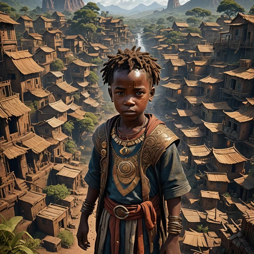 African Child's Journey from Rags to Riches