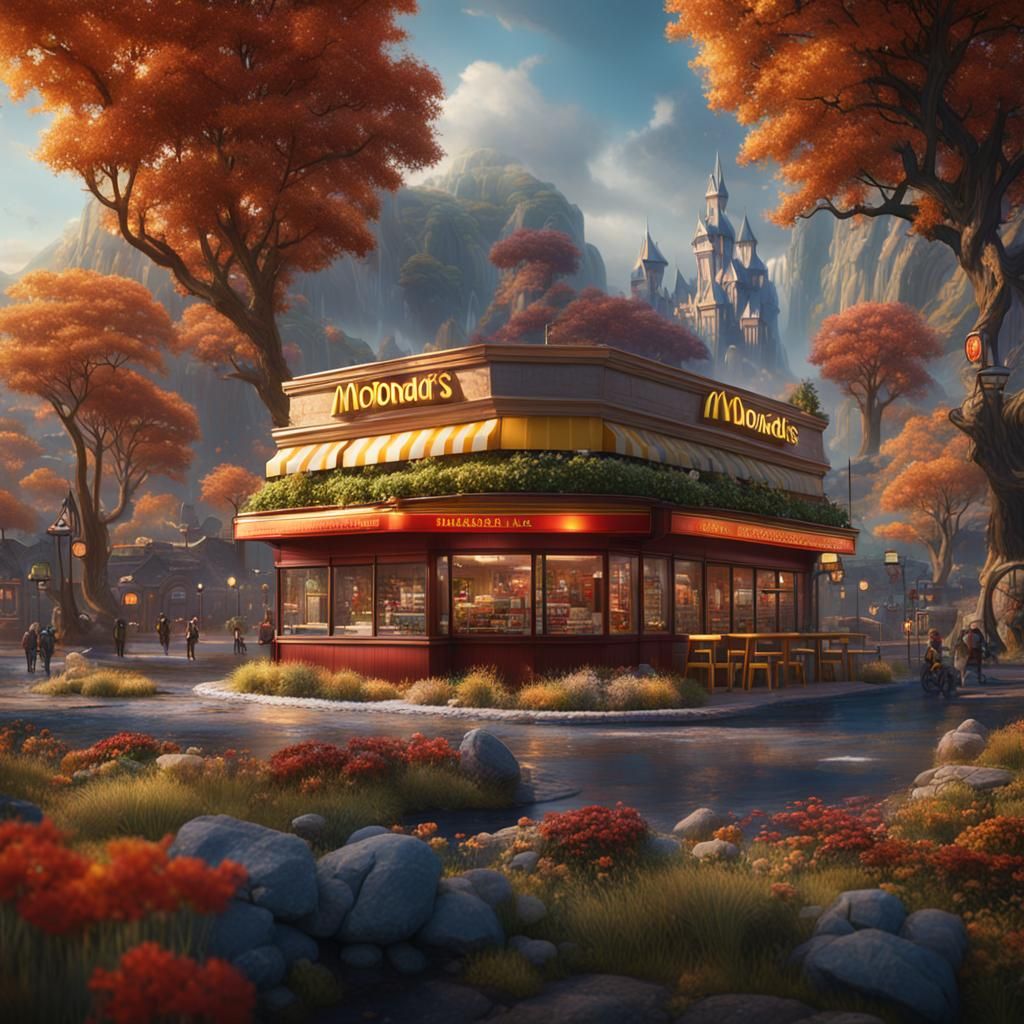 McDonald's: Detailed Matte Painting in Unreal Engine 5
