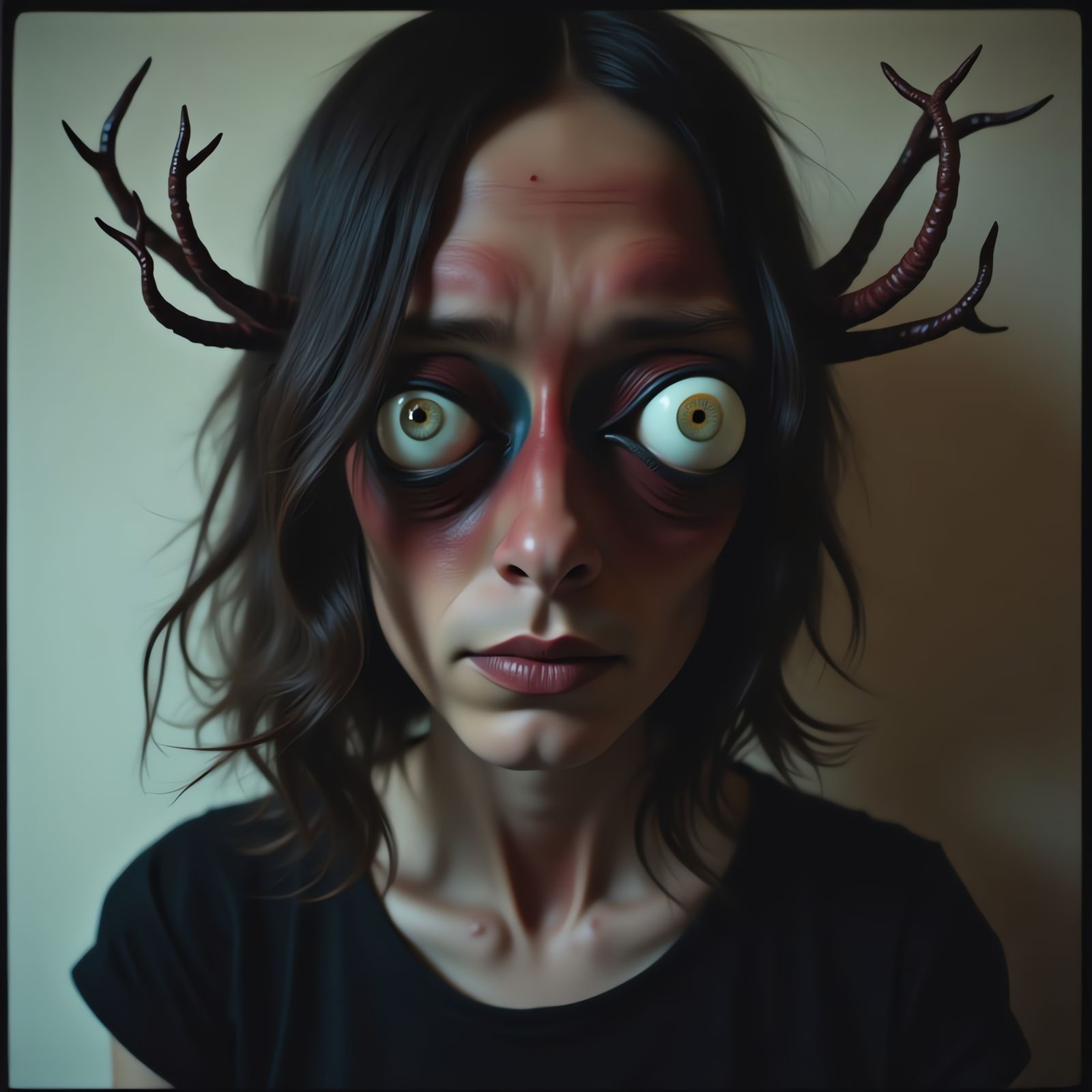 Photorealistic Portrait of Confused Non-Binary Person by Sal...