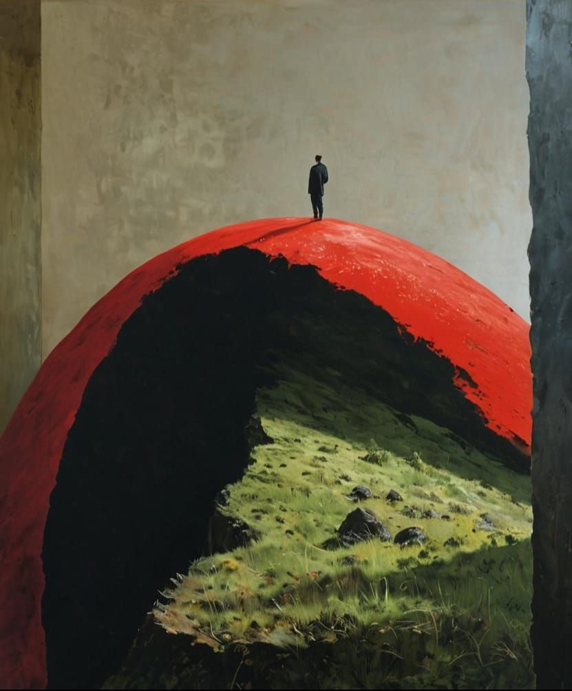 Figurative Landscape Art in Modern Style