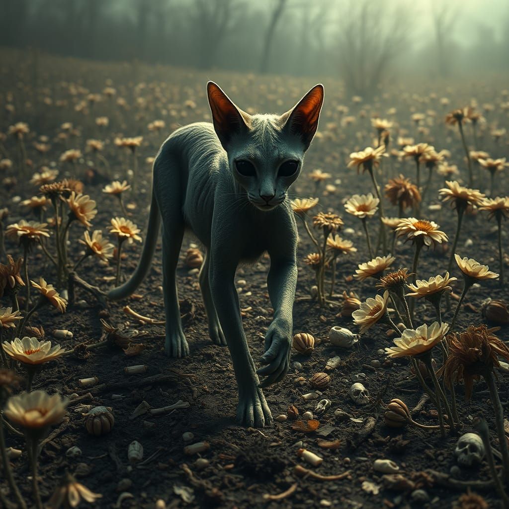 Spectral Cat Walks Through Post-Mortem Field