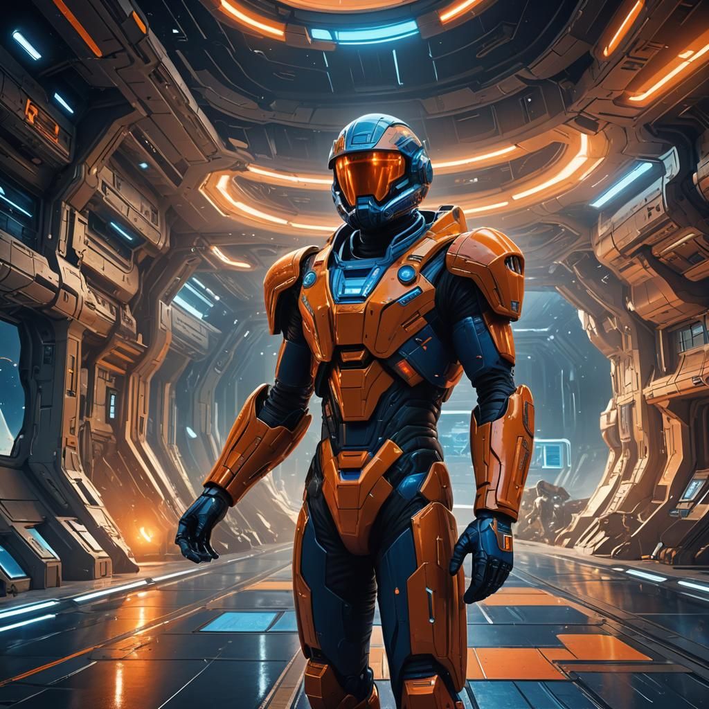 Perry Rhodan in Terrania Spaceport: Sci-Fi Concept Art