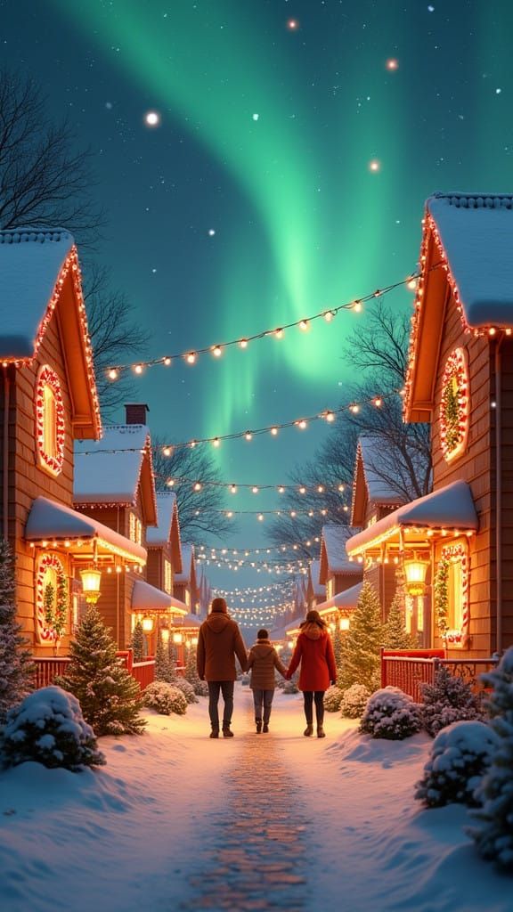 A Magical American Suburban Christmas Wonderland