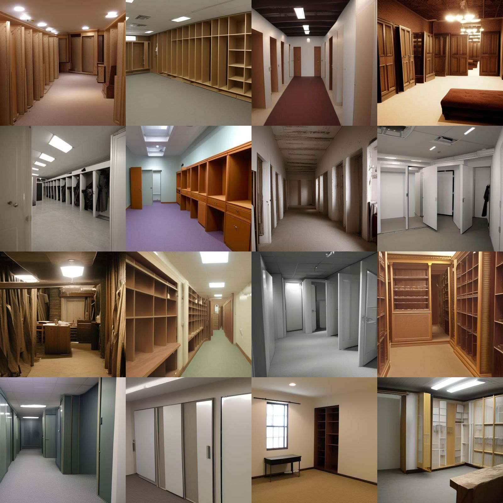 AI Generated Image of the Backrooms