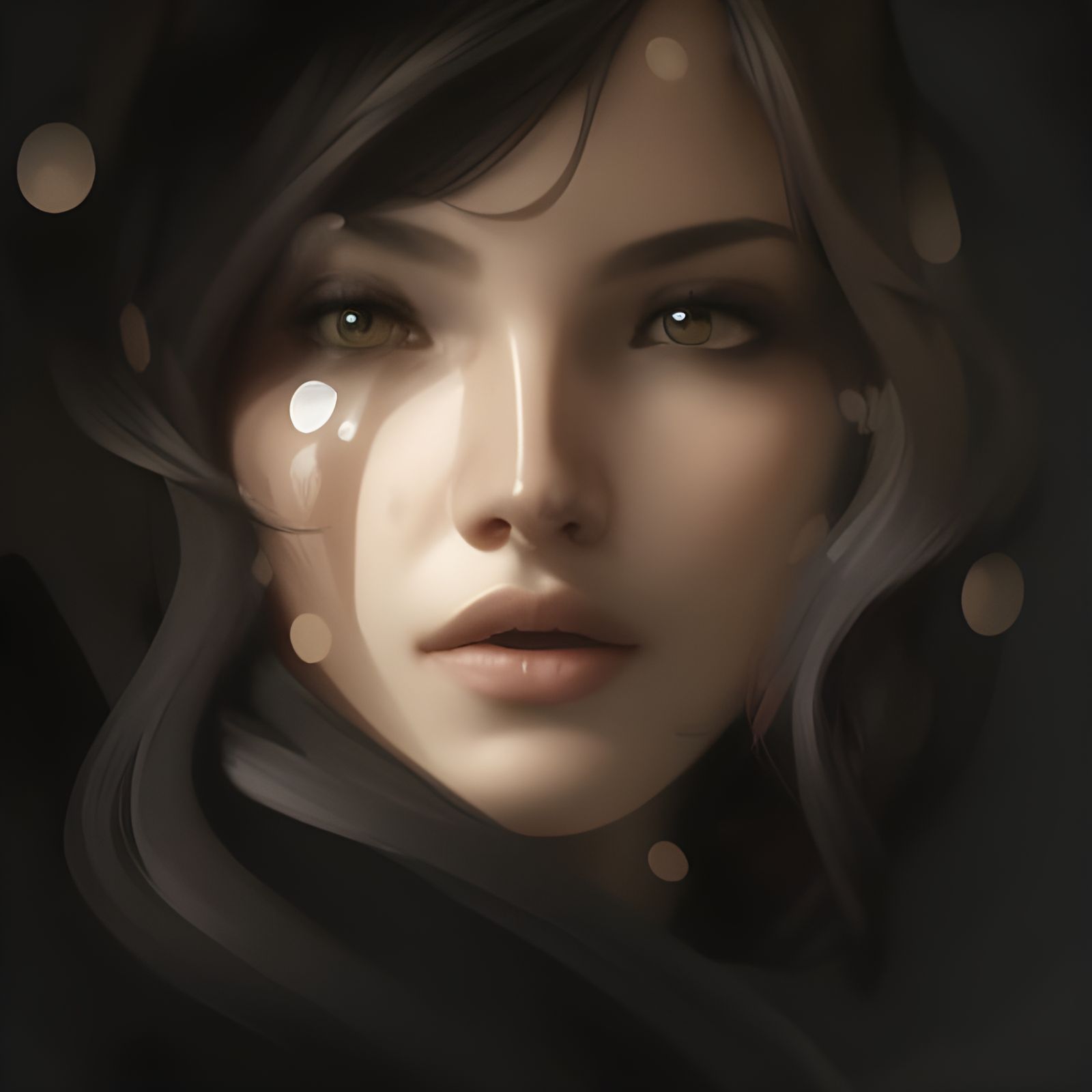 Hyperdetailed Portrait in Dynamic Lighting