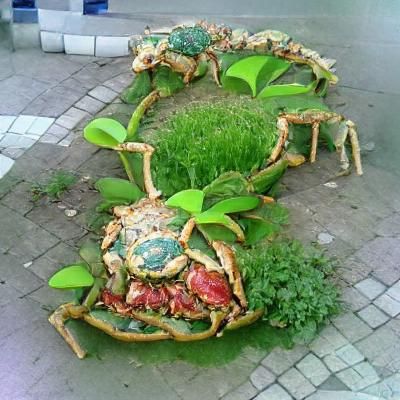 Botanical Crab: A Fusion of Nature and Technology