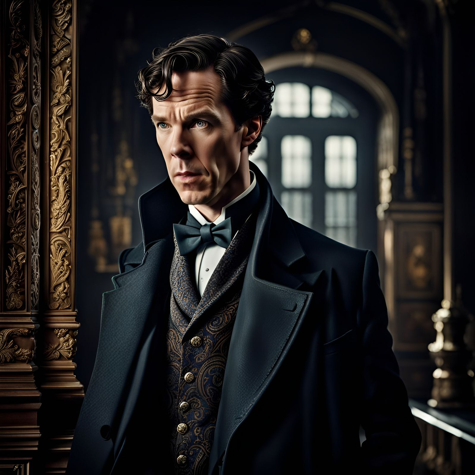 Benedict Cumberbatch as Sherlock Holmes