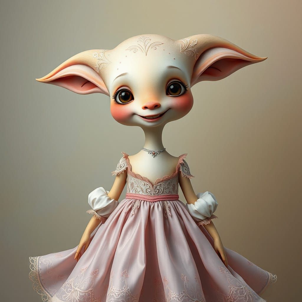 Enchanting Dream Creature in Pastel Hues