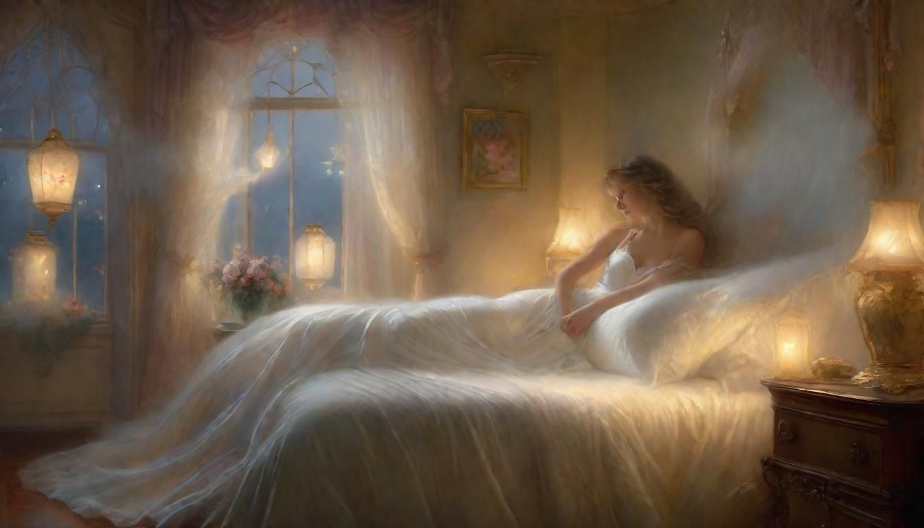 Ethereal Woman in Mist, Fantasy Realism