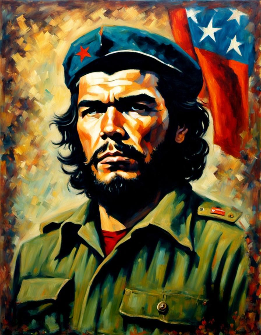 Che Guevara Portrait in Oil by James Gurney