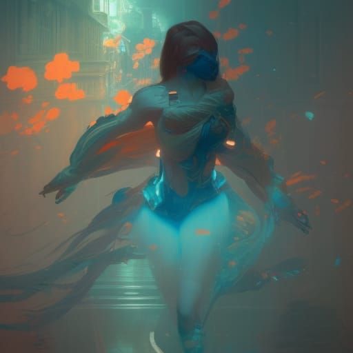 Hyperdetailed AI Concept Art in Art Nouveau Style