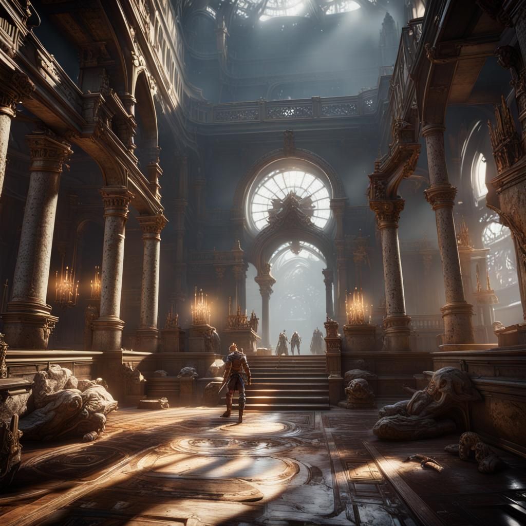 Epic 3D Videogame Graphics in 8K Resolution