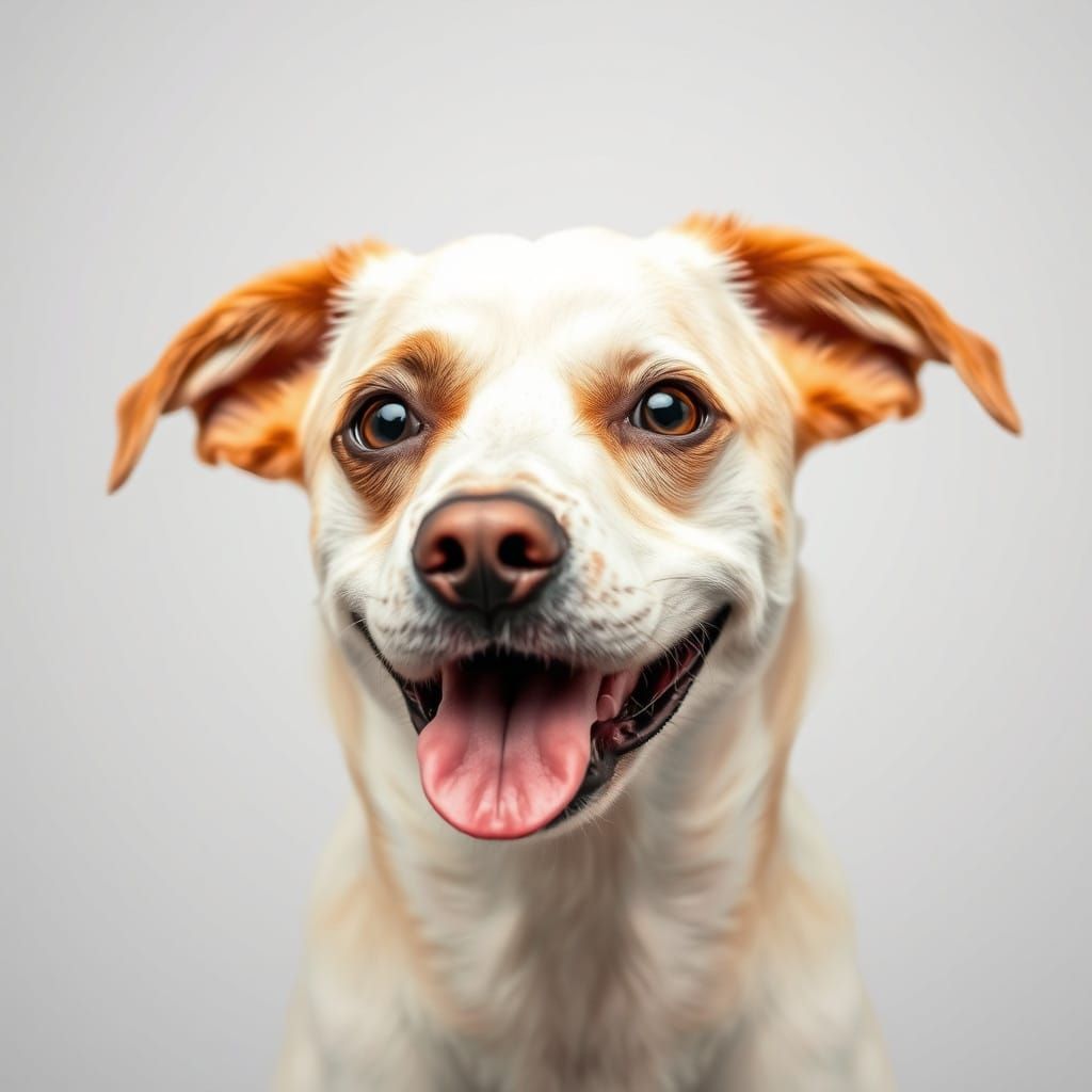 Lovable One-Eyed Canine Delight